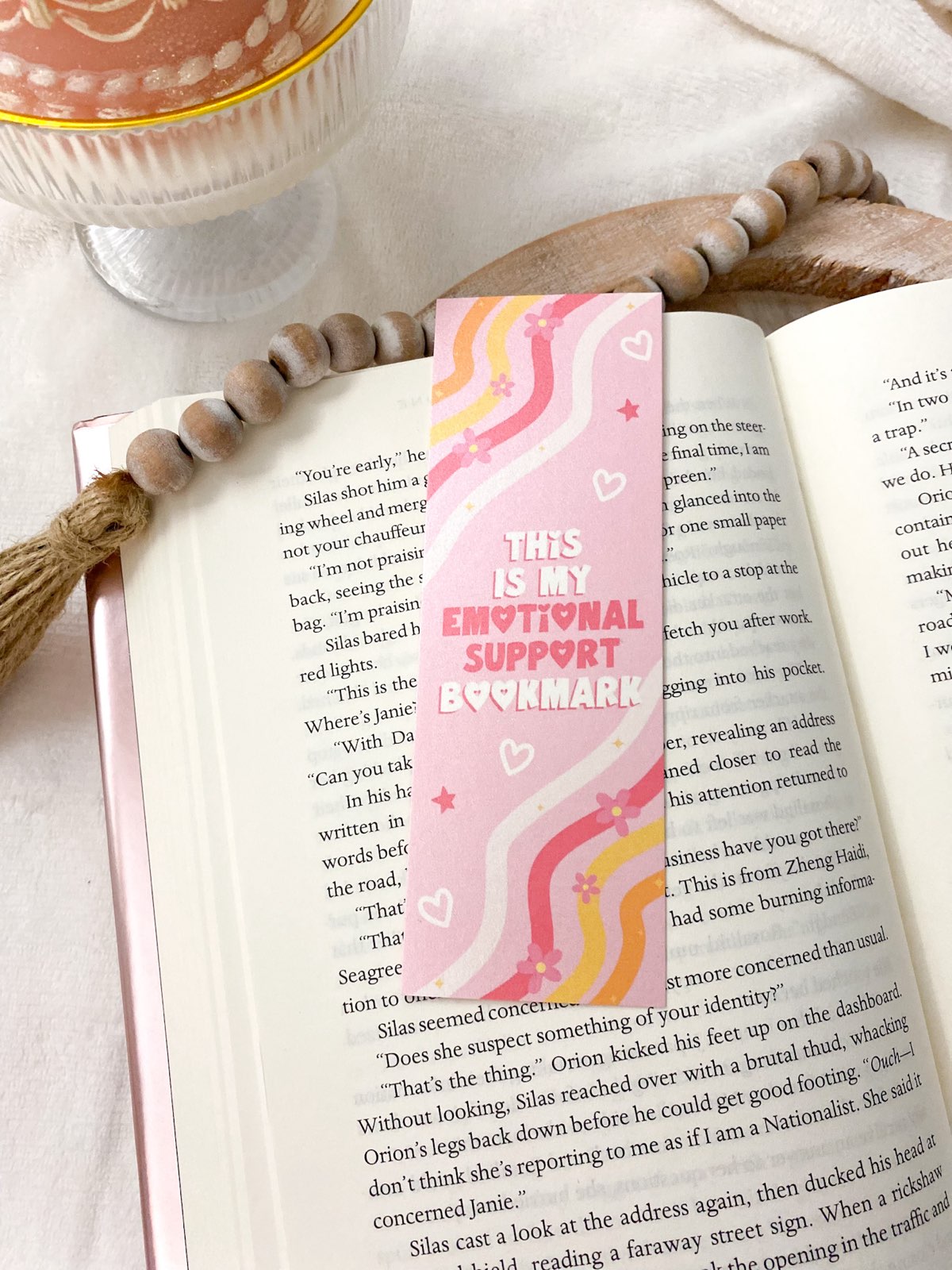 Emotional Support Bookmark