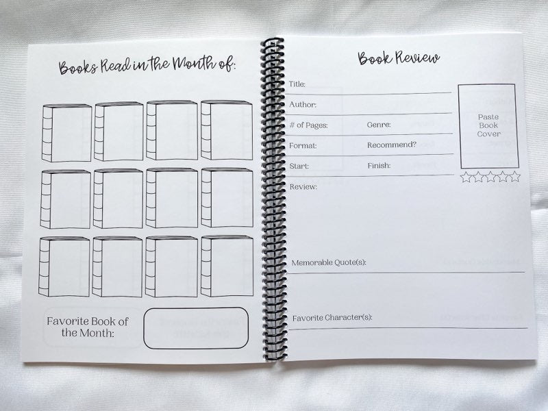 Book Review Journal: 120 Pages for Tracking Your Reading and