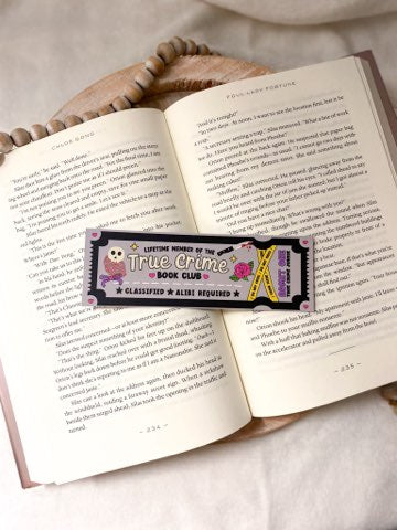 True Crime Bookmark