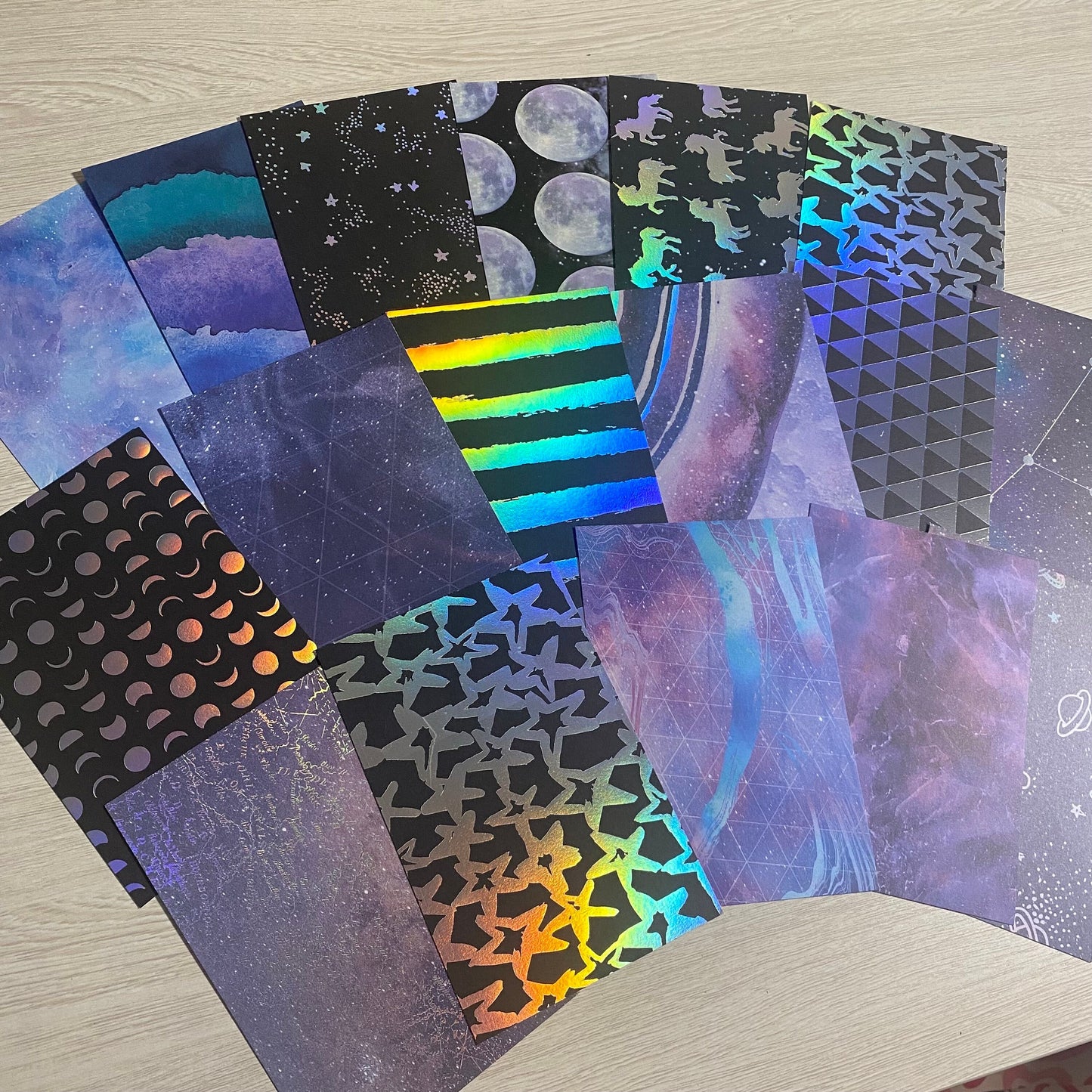 4x6 Mixed Celestial Cardstock