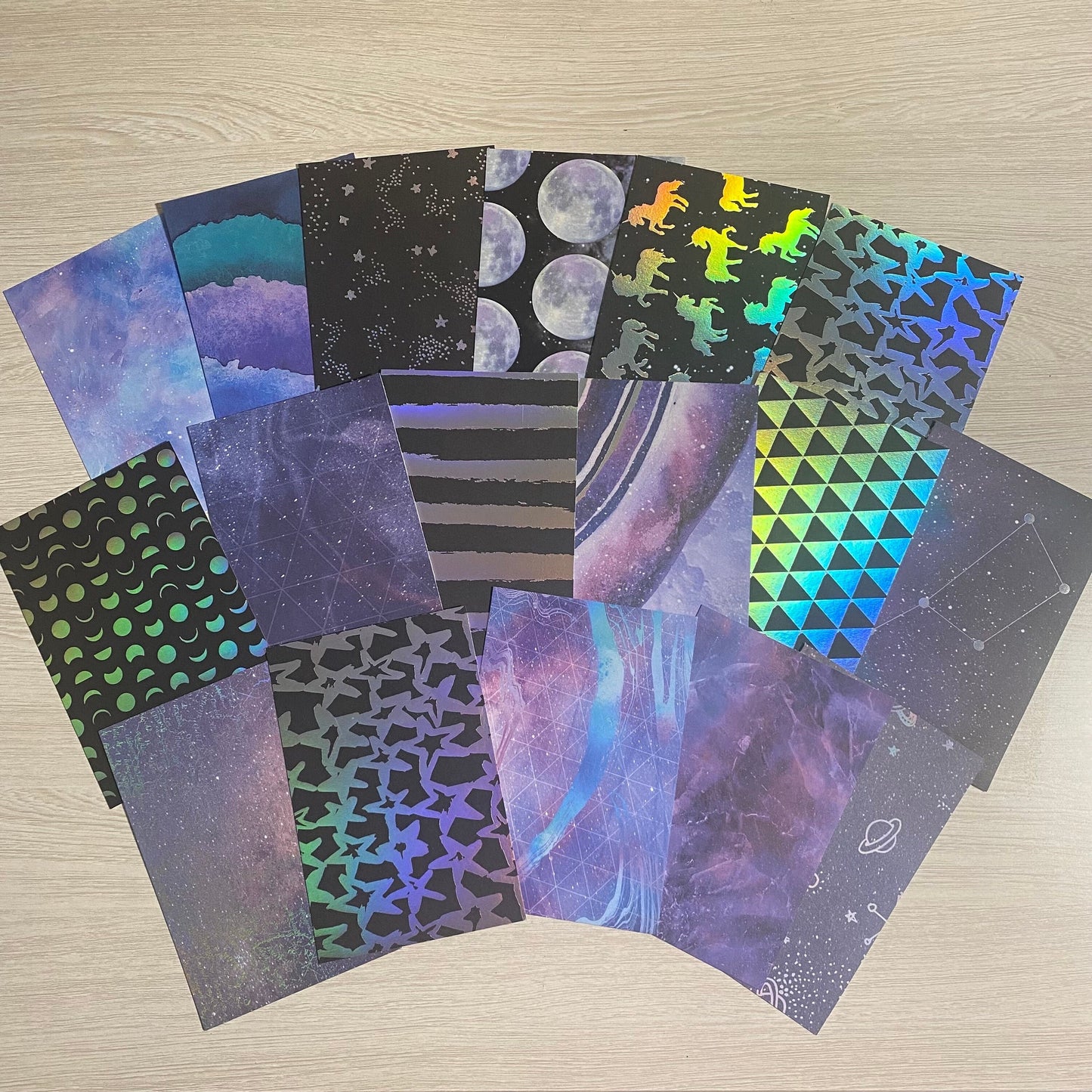 4x6 Mixed Celestial Cardstock