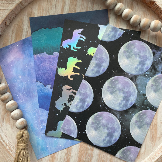 4x6 Mixed Celestial Cardstock