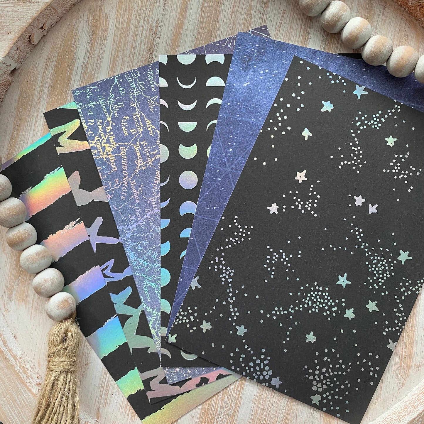 4x6 Mixed Celestial Cardstock