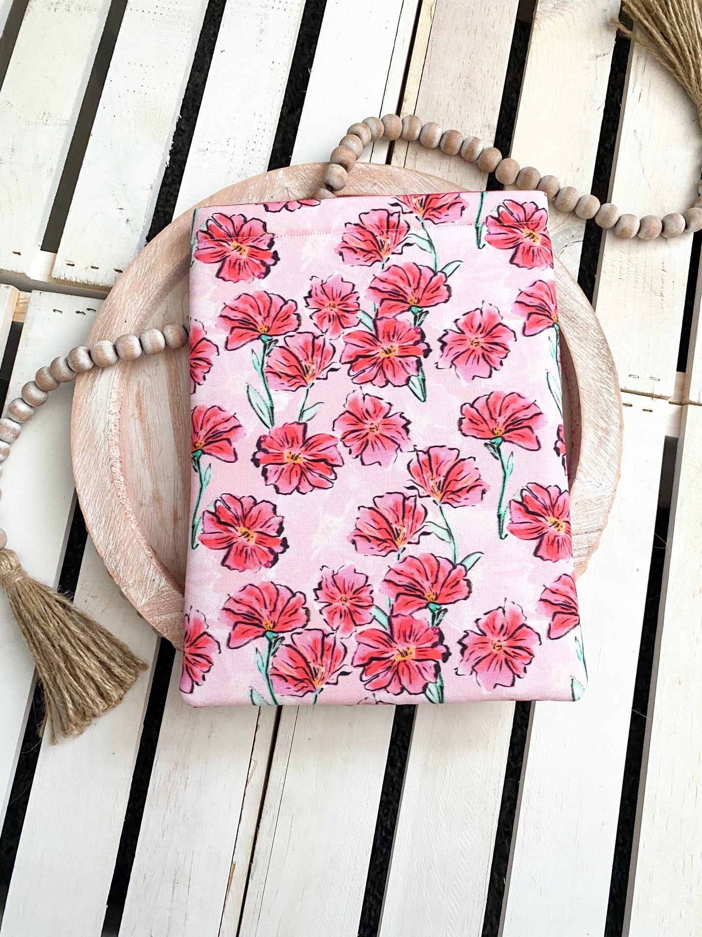 Pink Floral Padded Sleeve