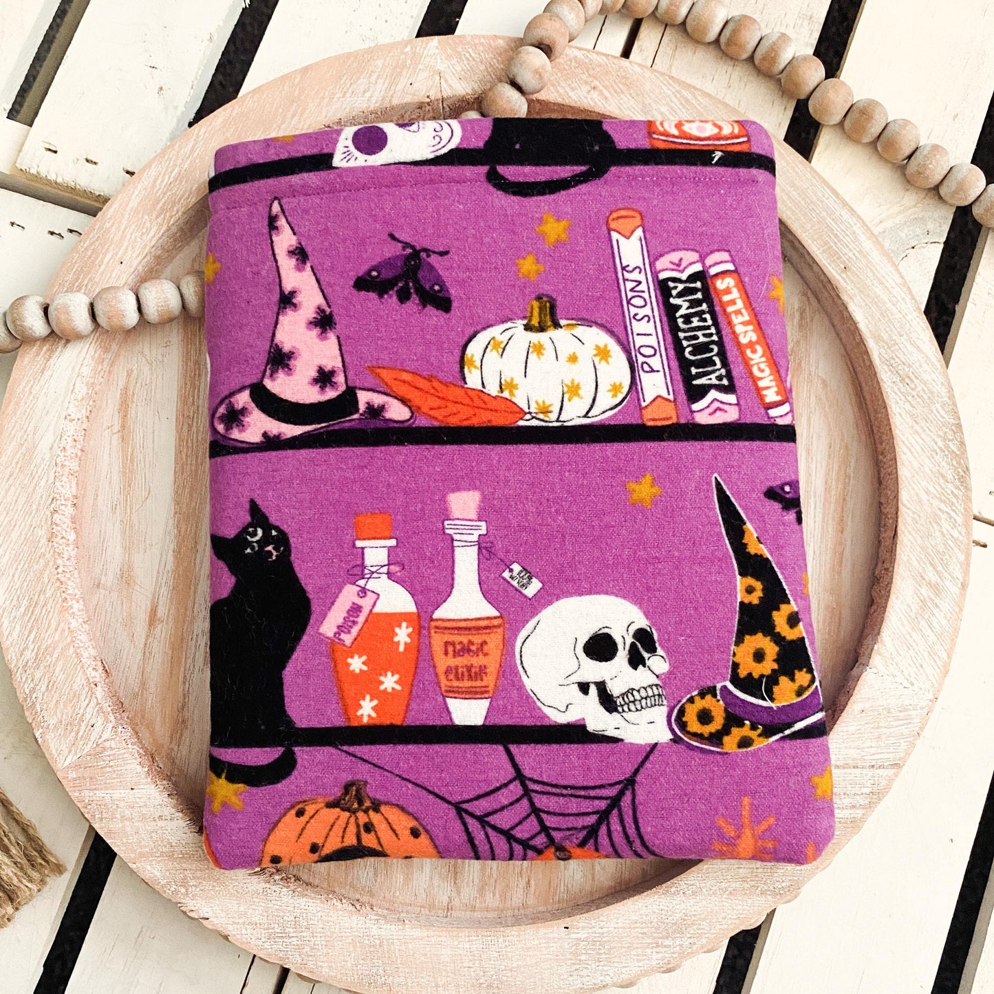 Spooky Bookshelf Padded Sleeve