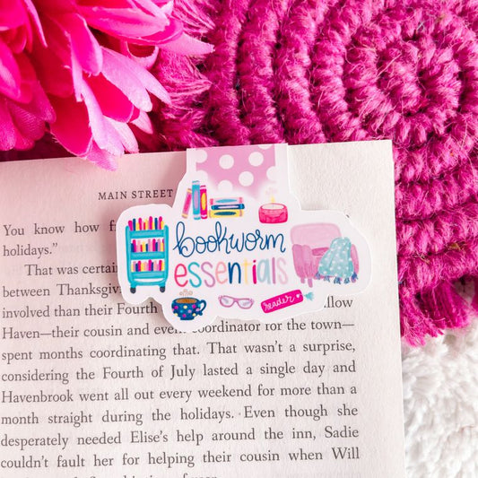 Bookworm Essentials Magnetic Bookmark