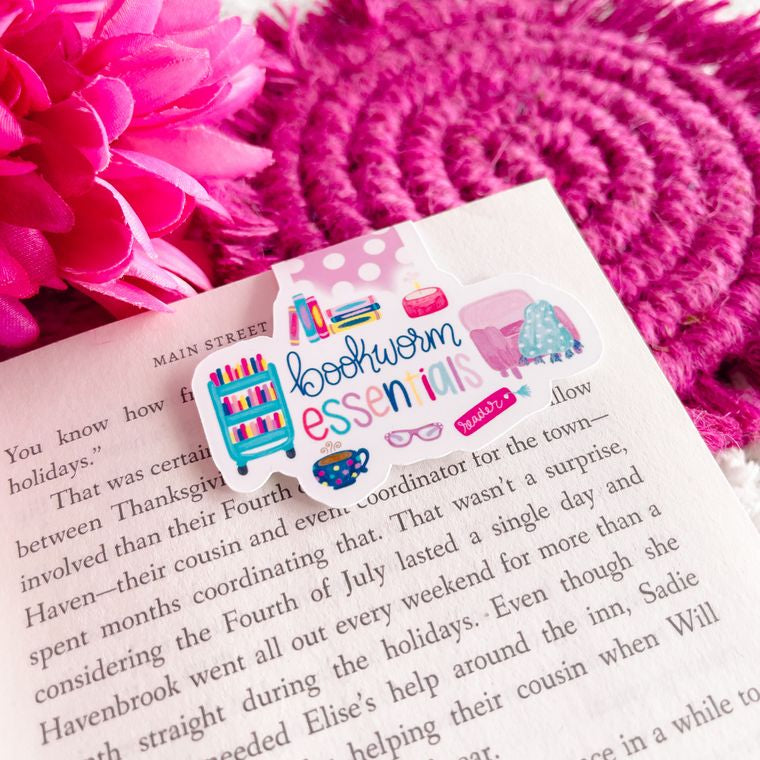 Bookworm Essentials Magnetic Bookmark